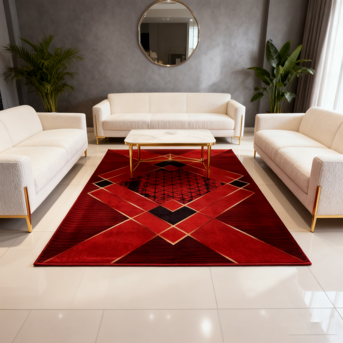 Alfombra de Sala Moderno - Tamaño 150*200cm