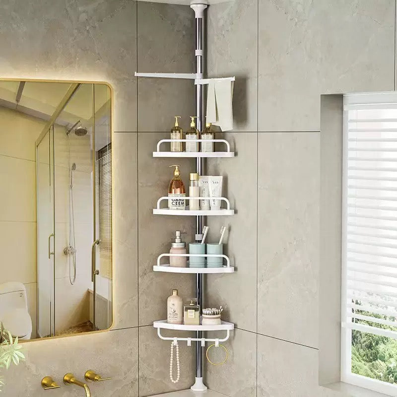 Organizador de Baño Extensible de Esquina (Altura 3.2 m)