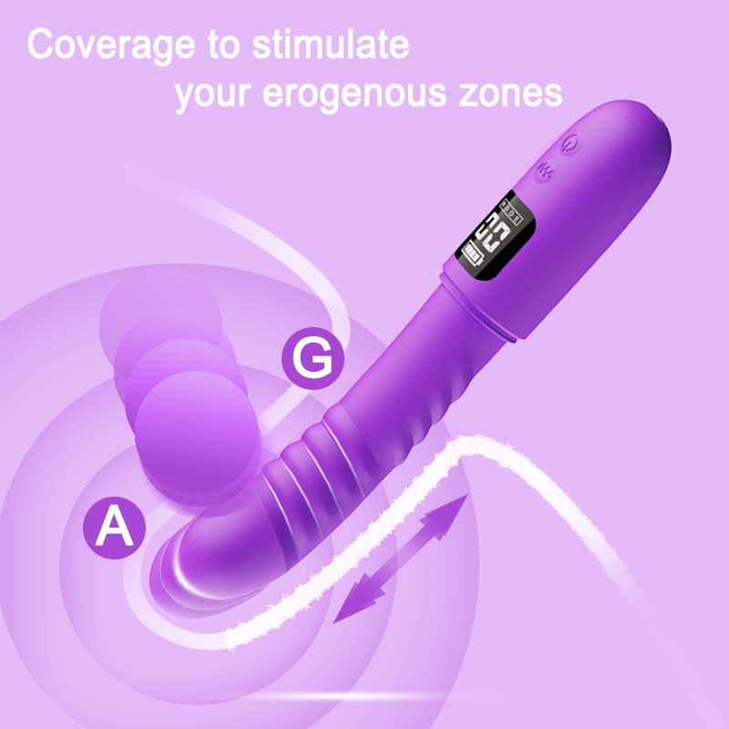 Vibrador estirable recargable