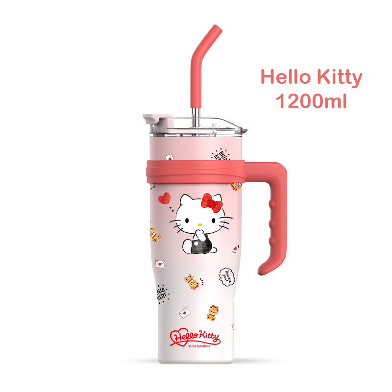 Termo Big Mac Ice Cup, Termo de agua de gran capacidad y alto valor con asa para mantener el calor taza para Auto genial Anime