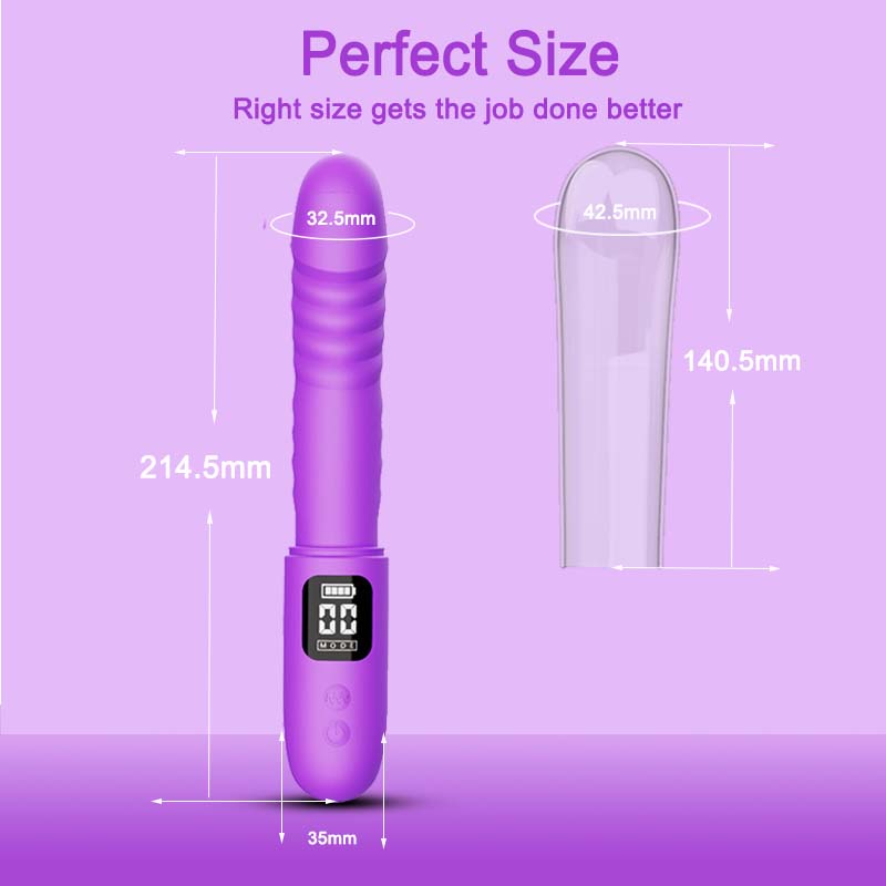 Vibrador estirable recargable