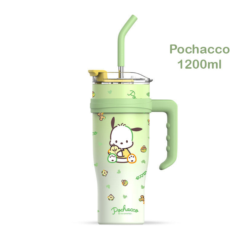 Termo Big Mac Ice Cup, Termo de agua de gran capacidad y alto valor con asa para mantener el calor taza para Auto genial Anime