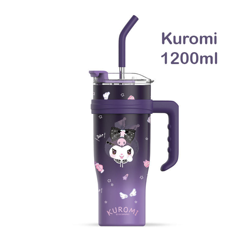Termo Big Mac Ice Cup, Termo de agua de gran capacidad y alto valor con asa para mantener el calor taza para Auto genial Anime