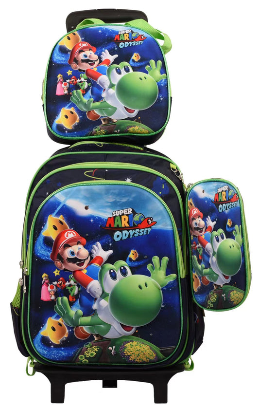 Set/3piezas de piezas de Mochila con Ruedas