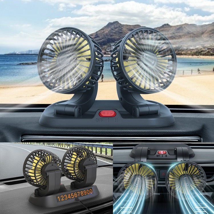 Abanico con USB coneccion para Carro