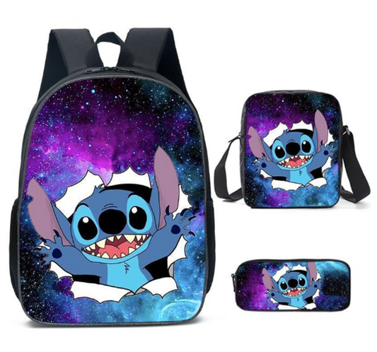 Set/3piezas de piezas de Mochila Stitch