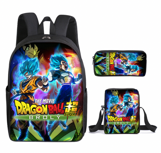 Set/3piezas de piezas de Mochila  Gragon Ball
