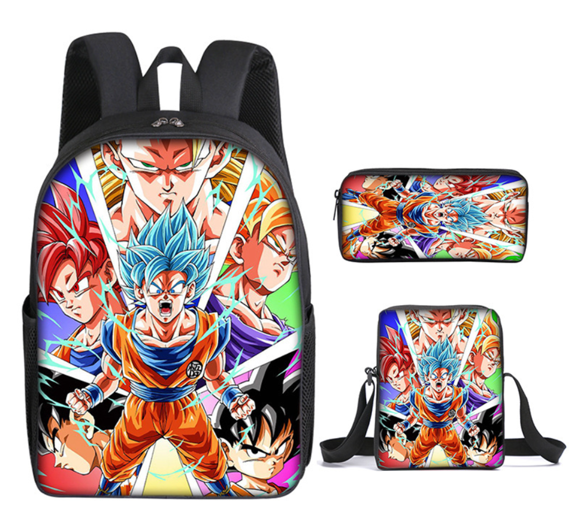 Set/3piezas de piezas de Mochila  Dragon Ball