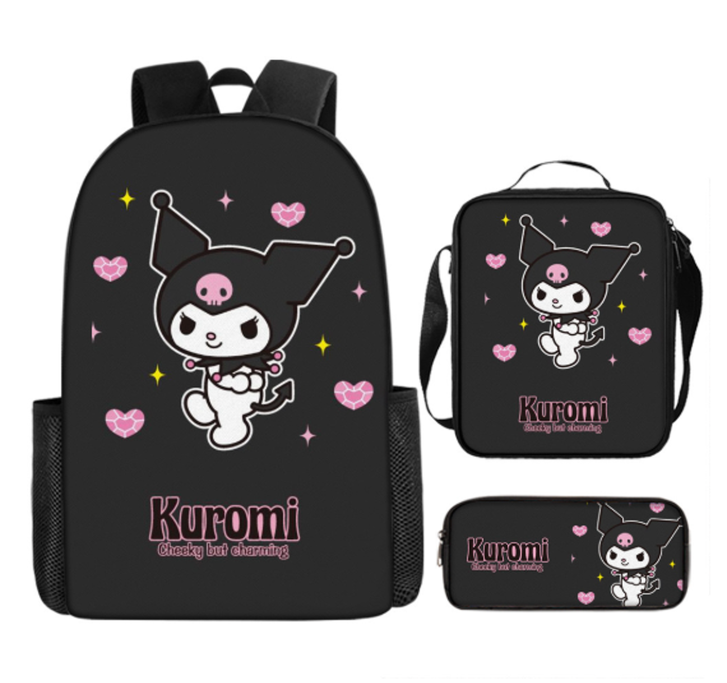 Set/3piezas de piezas de Mochila Kuromi