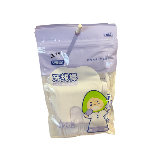 Hilo Dental Interdental - 120 Piezas, Higiene Bucal Efectiva