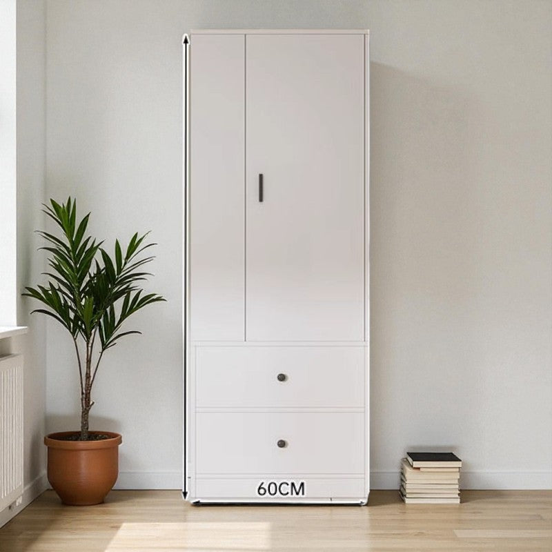 Armario Blanco con 2 Cajones