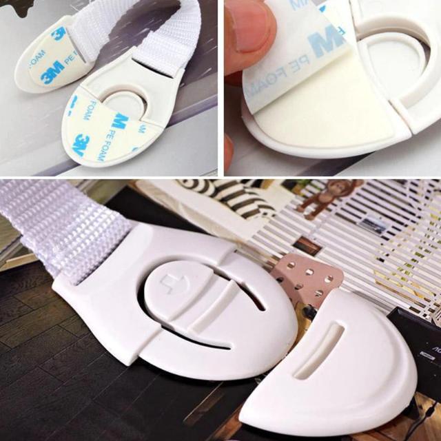 (10 piezas / paquete) Cerradura de seguridad de cajones para Niños