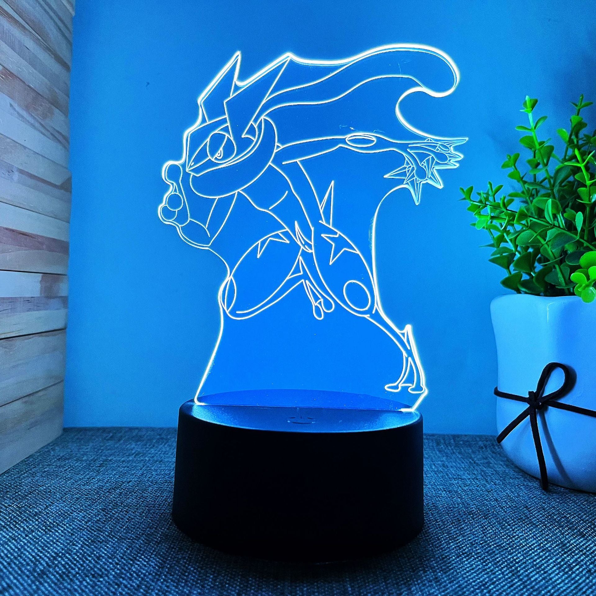 Lampara de LUZ LED 3D Con Control Anime