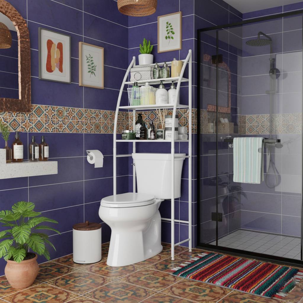 Estantería de Baño Sobre Inodoro de 3 Niveles