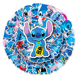 50 piezas de dibujos animados personalizados de Stitch Anime