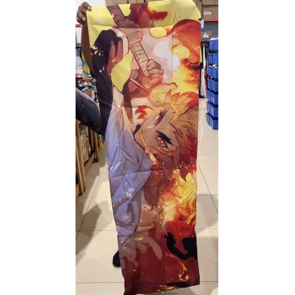 Almohada Grande Anime De Demon Slayer Medida: 150*50cm