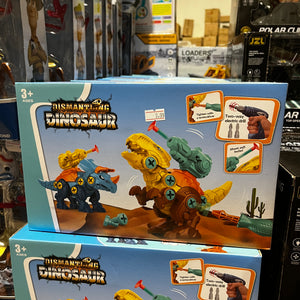 Set/3 Dinosaurio Armable con transmisor