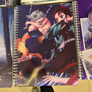 Cuaderno Raya Ancha de Demon Slayer de Anime