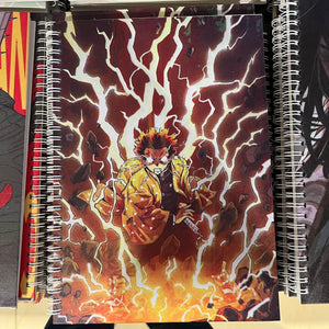 Cuaderno Raya Ancha de Demon Slayer de Anime