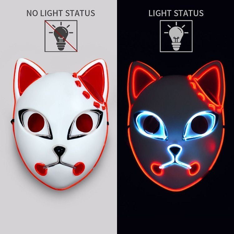 Mascara de Luz Demon Slayer Con Bateria Anime