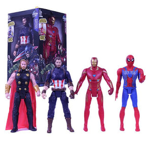 Set de caja de cuatro lados Avengers con sonido y luz