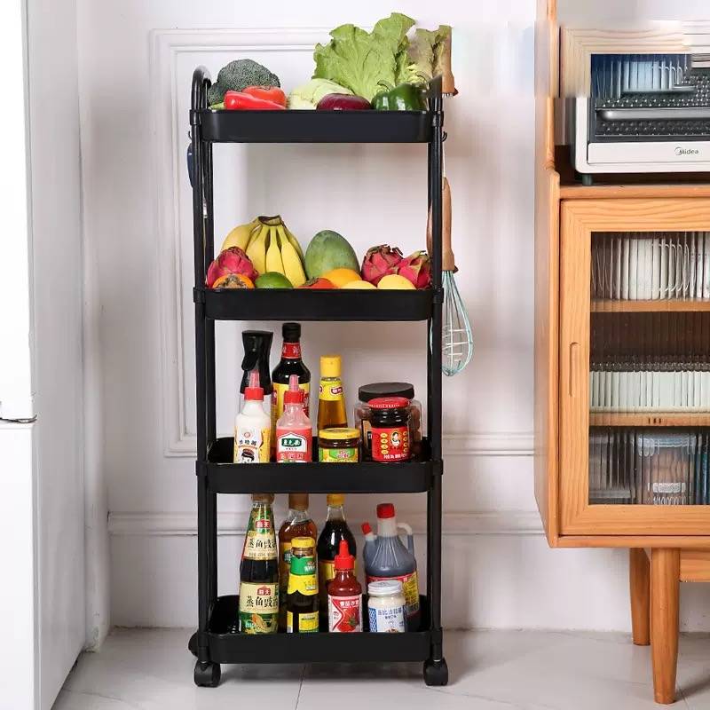 Carrito de Almacenamiento con Ruedas – 4 Pisos