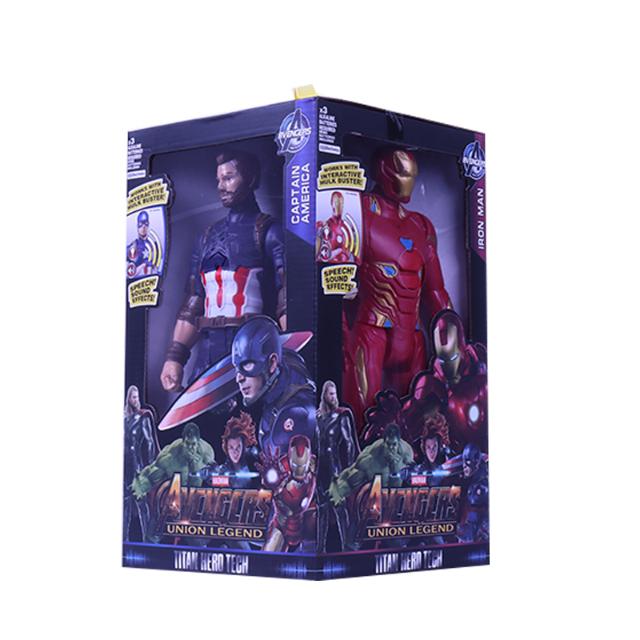 Set de caja de cuatro lados Avengers con sonido y luz