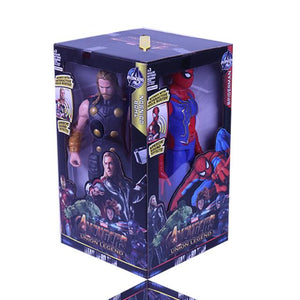 Set de caja de cuatro lados Avengers con sonido y luz