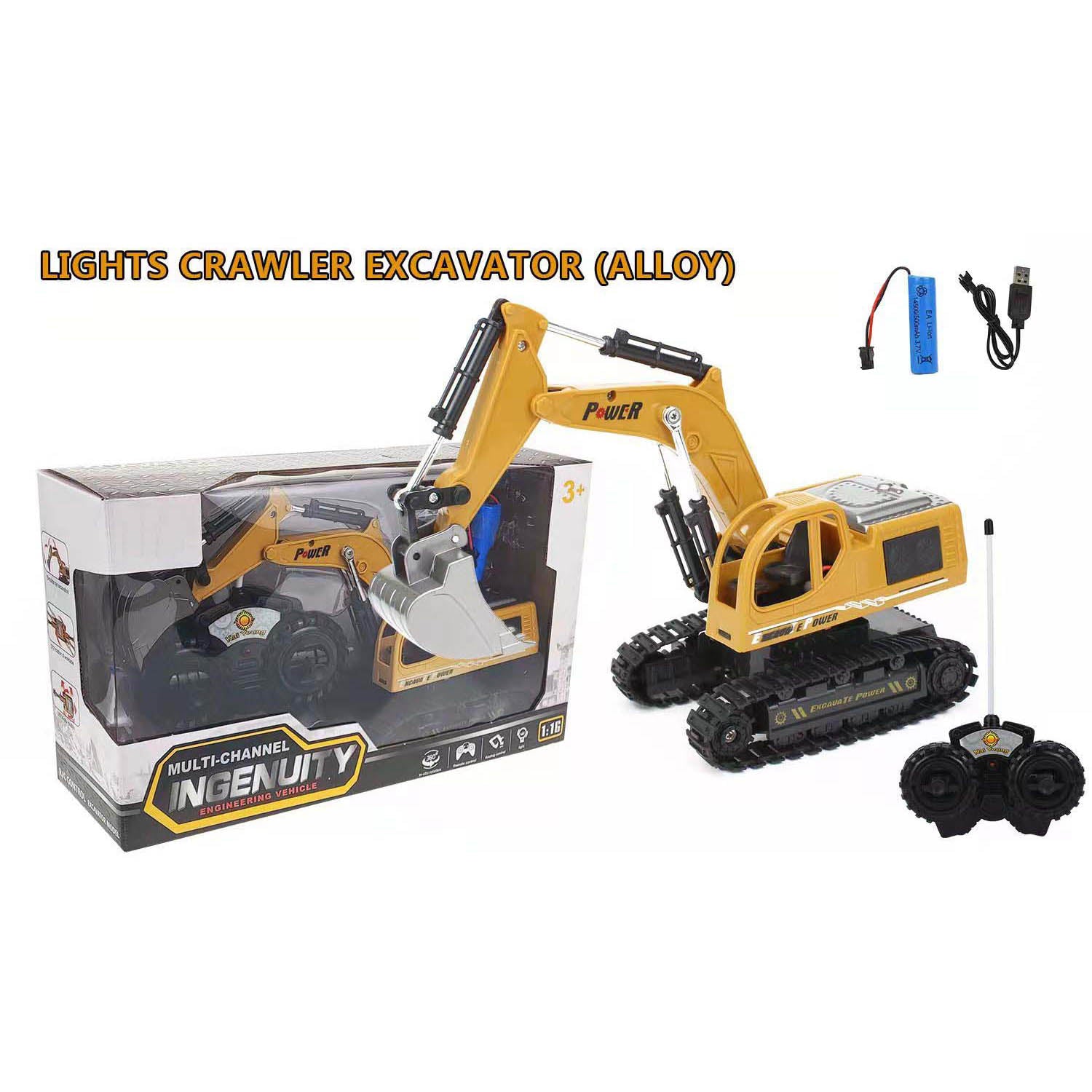 Excavadra Recargable Control Remoto