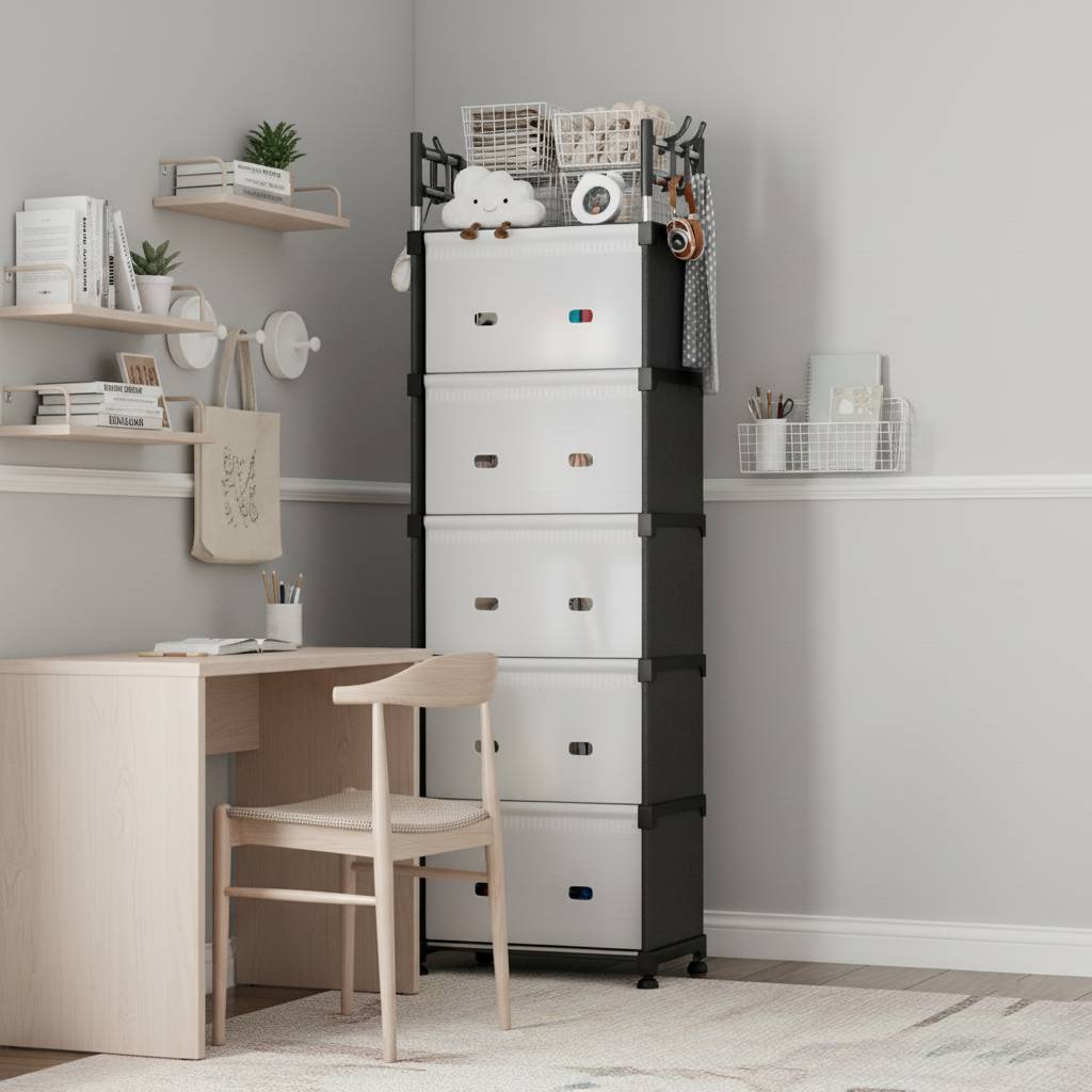 Armario Cajonero Infantil de 5 Cajones