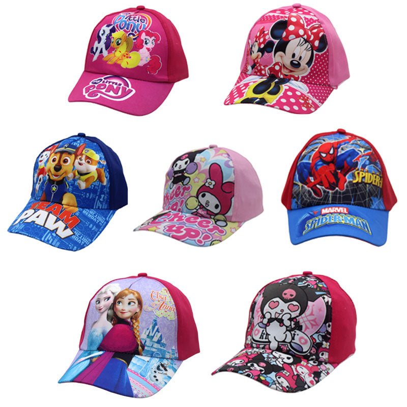 Gorro Infantiles Spider-Man, Minnie, Frozen, Kuromi, Paw Patrol, Pony Anime