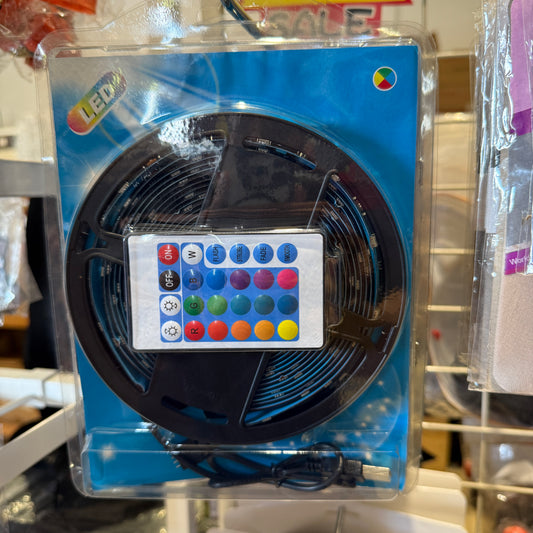 Luz LED de 5 Metros con Control Remoto y Conexión Bluetooth