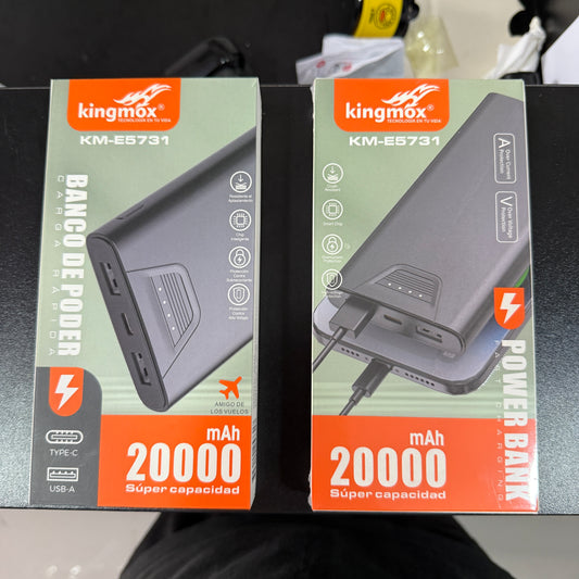 Bateria portatil 20mil mAh