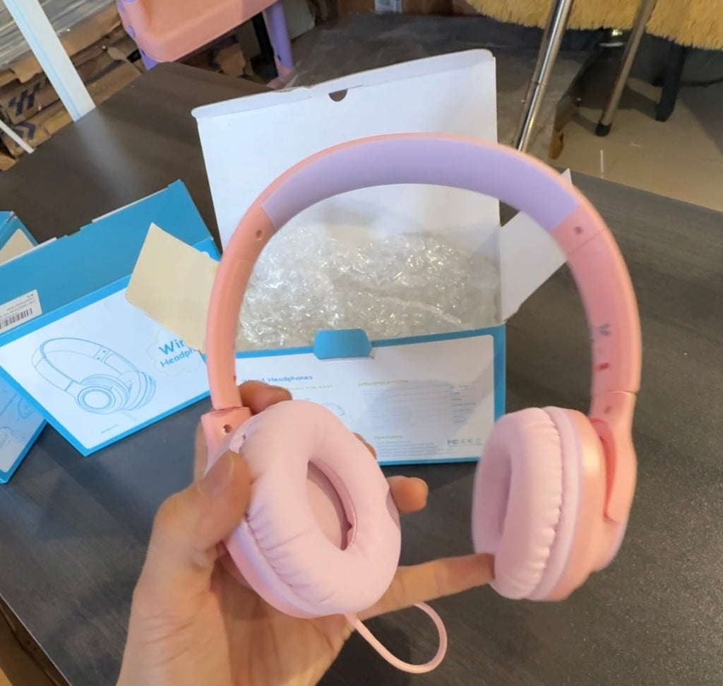 Audifono Con Cable Rosado