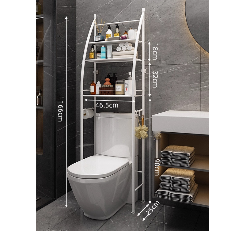 Estantería de Baño Sobre Inodoro de 3 Niveles