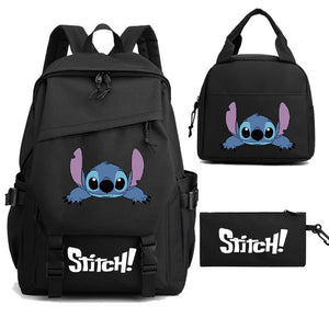 Set/3piezas de piezas de Mochila de Stitch