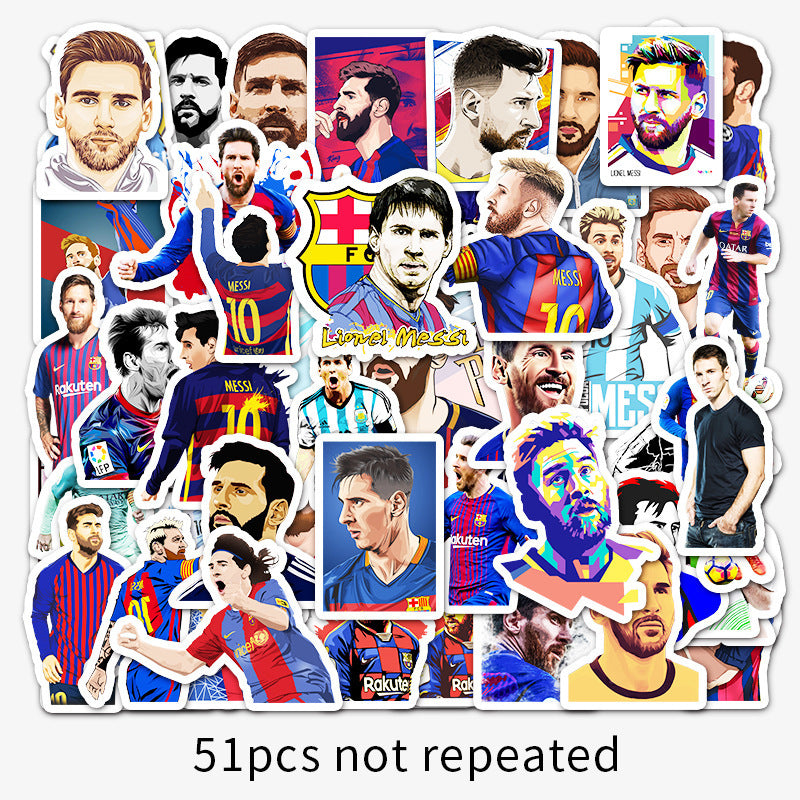 51 garabatos de dibujos animados de Messi Anime