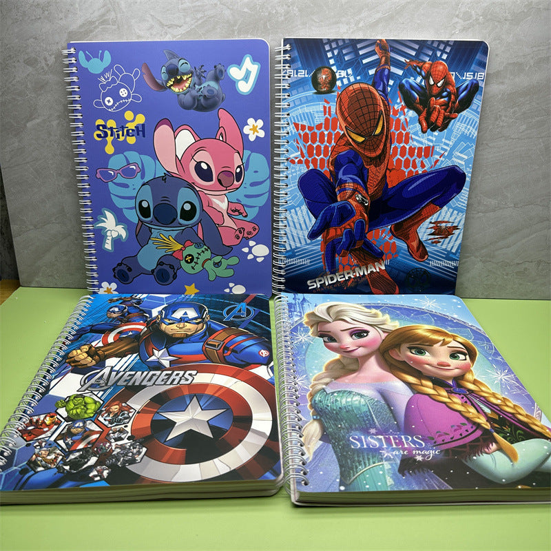 Cuaderno Animado de Raya Ancha 77 paginas