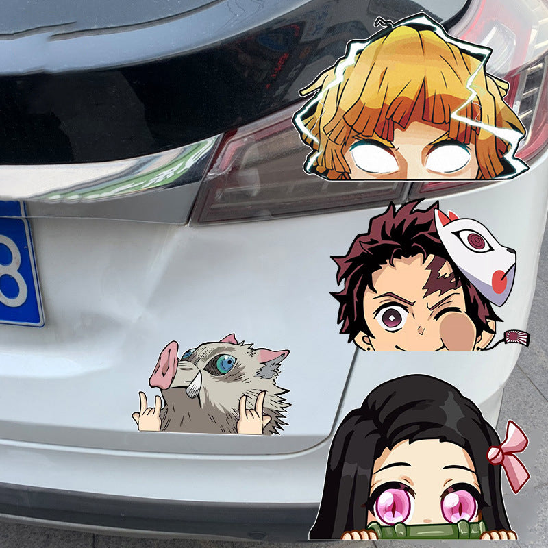 Etiquetas para Carro de Demon Slayer Anime