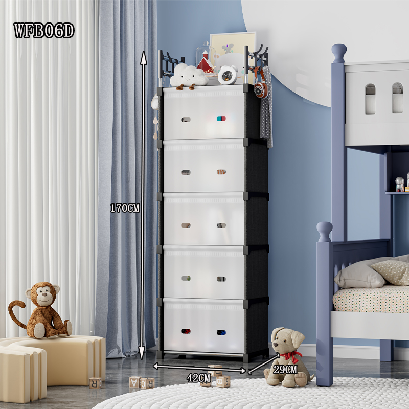 Armario Cajonero Infantil de 5 Cajones