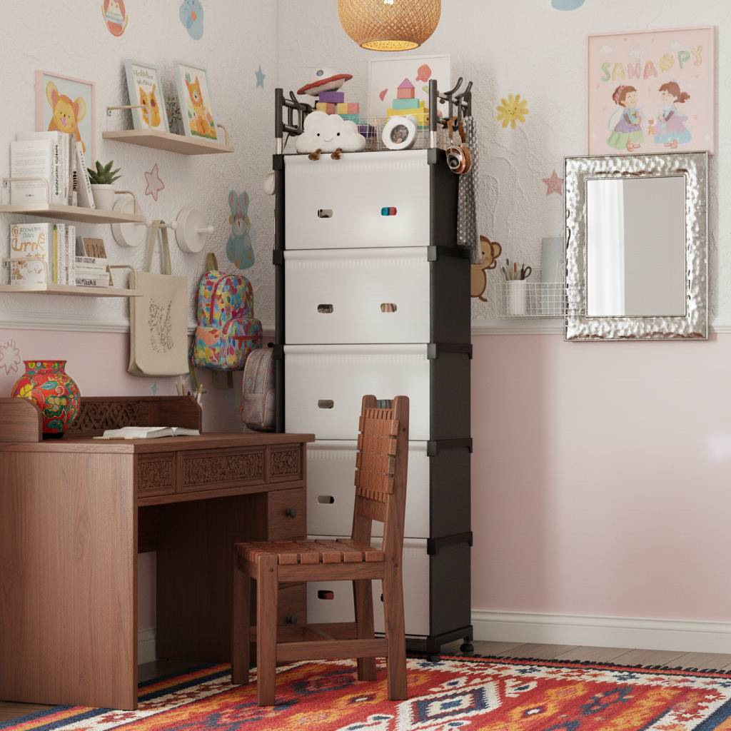 Armario Cajonero Infantil de 5 Cajones