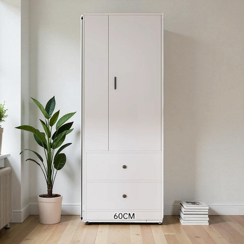 Armario Blanco con 2 Cajones