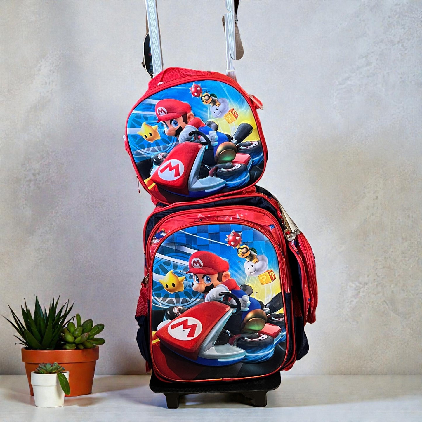 Set/3piezas de  piezas de Mochila con Ruedas