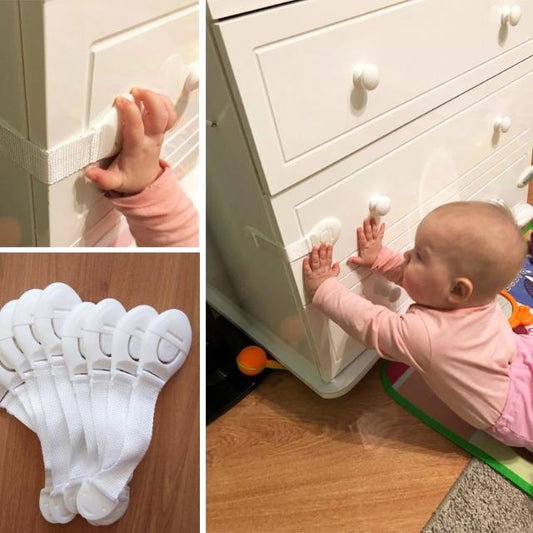 (10 piezas / paquete) Cerradura de seguridad de cajones para Niños